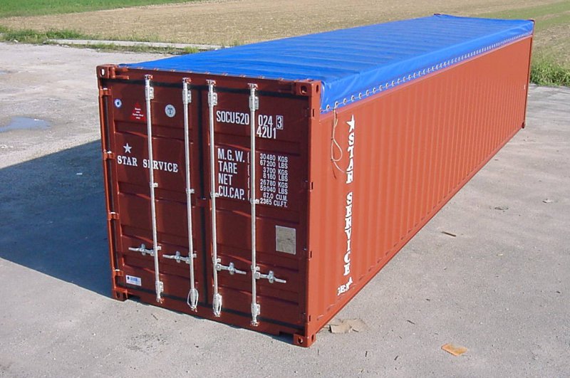 20 футовый контейнер с открытым верхом (20-OT)